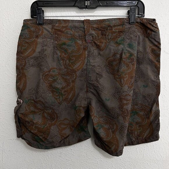 VTG Gramicci Shorts Women’s 6 Belt Loops Climbing Hiking Tan Y2K Drawstrings - Picture 5 of 8